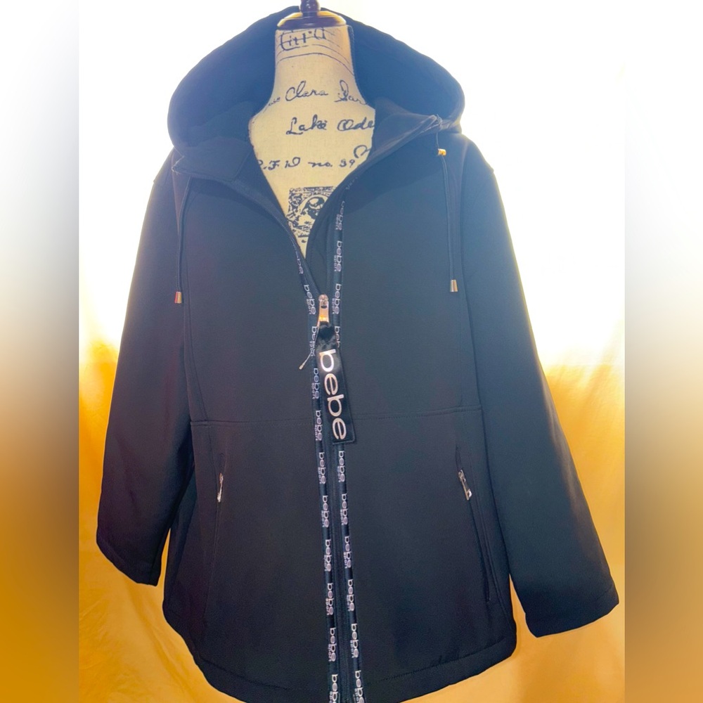 NWOT Bebe Sport Black Jacket Women’s Plus Size 1X